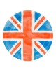 8 Grandes Assiettes en carton _ British