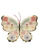 8 Grandes assiettes en carton _ Papillon