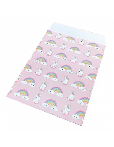 25 Petits Sachets en papier Baby licornes