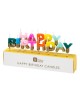 Bougies Arc-en-ciel Happy Birthday