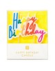 1 Bougie Happy birthday