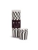 25 Caissettes Noires et Blanches
