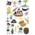Stickers Pirates Maildor loisirs créatifs