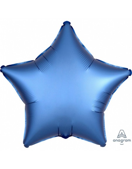 1 ballon Mylar Etoile Bleu métallisé fête anniversaire enfants