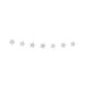 1 Guirlande papier Etoiles argent