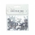 Confettis Etoiles argentées décoration table de fête