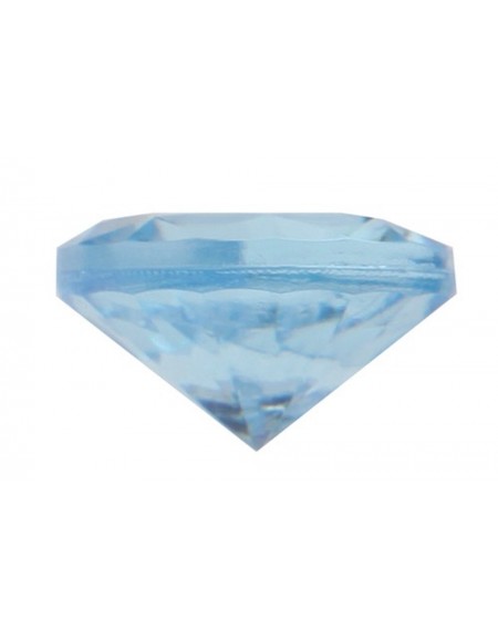 Sachet de petits diamants bleus décoration table de fête