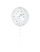 Kit 8 ballons _ Confettis argent