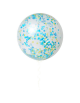 Kit 3 ballons Géants Confettis Bleus