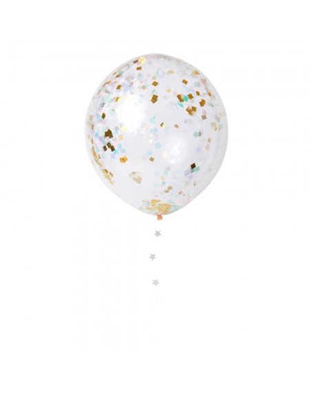 Kit 8 ballons Confettis irisés Meri Meri fête anniversaire