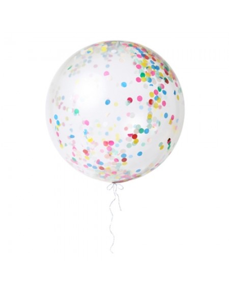 Kit 3 ballons Géants Confettis multicolores Meri Meri fête anniversaire