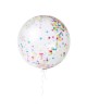 Kit 3 ballons Géants Confettis multicolores