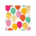 12 petites serviettes Ballons Talking Tables décoration table de fête