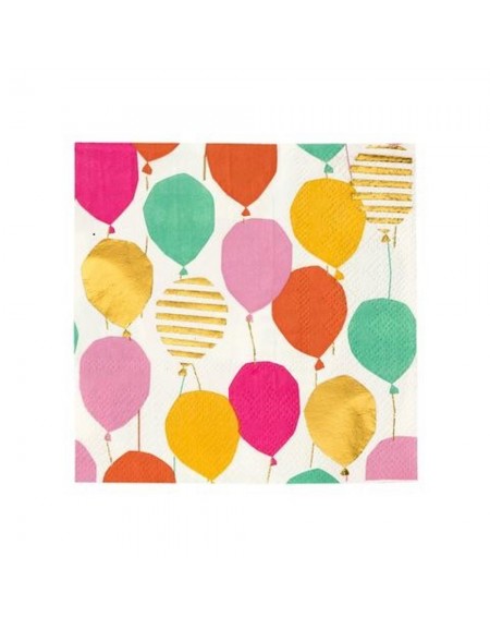 12 petites serviettes Ballons Talking Tables décoration table de fête