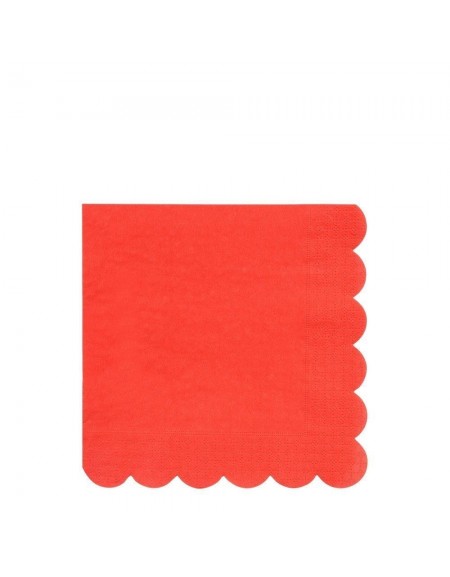 20 Petites serviettes Rouges Meri Meri décoration table de fête