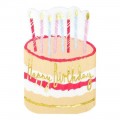 12 Grandes serviettes gâteau d'anniversaire Talking Tables décoration table de fête