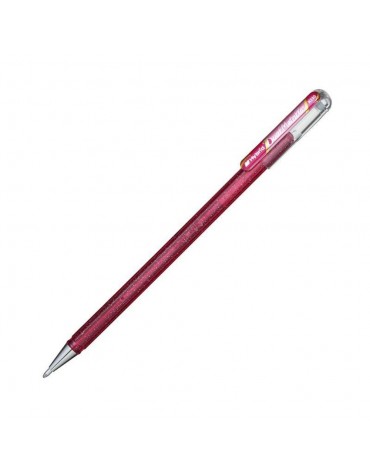 1 stylo encre gel métallic rose