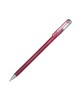 1 stylo encre gel métallic rose