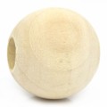1 perle en bois diamètre 25 mm