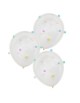 5 ballons Pompons Pastel
