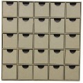 Etagère _ 25 petits tiroirs _ Décopatch