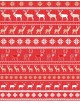 1 Feuille rouge Décopatch _ Noël