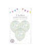 3 Ballons Confettis Pastel