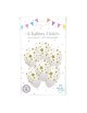 6 Ballons Étoiles dorées