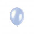 8 Ballons nacrés Bleu ciel